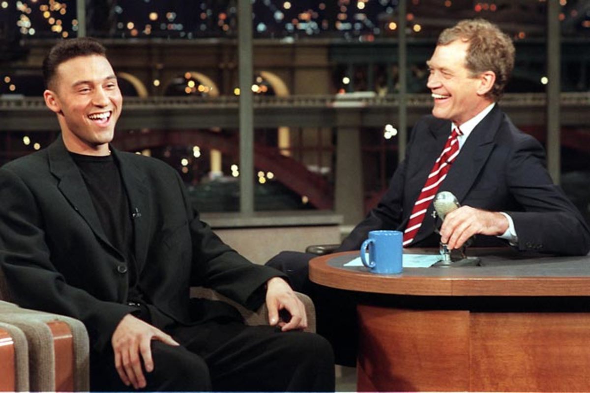 Derek Jeter and David Letterman