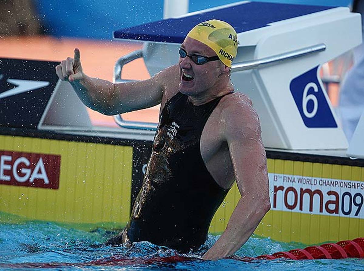 Brenton Rickard breaks 100m breaststroke record