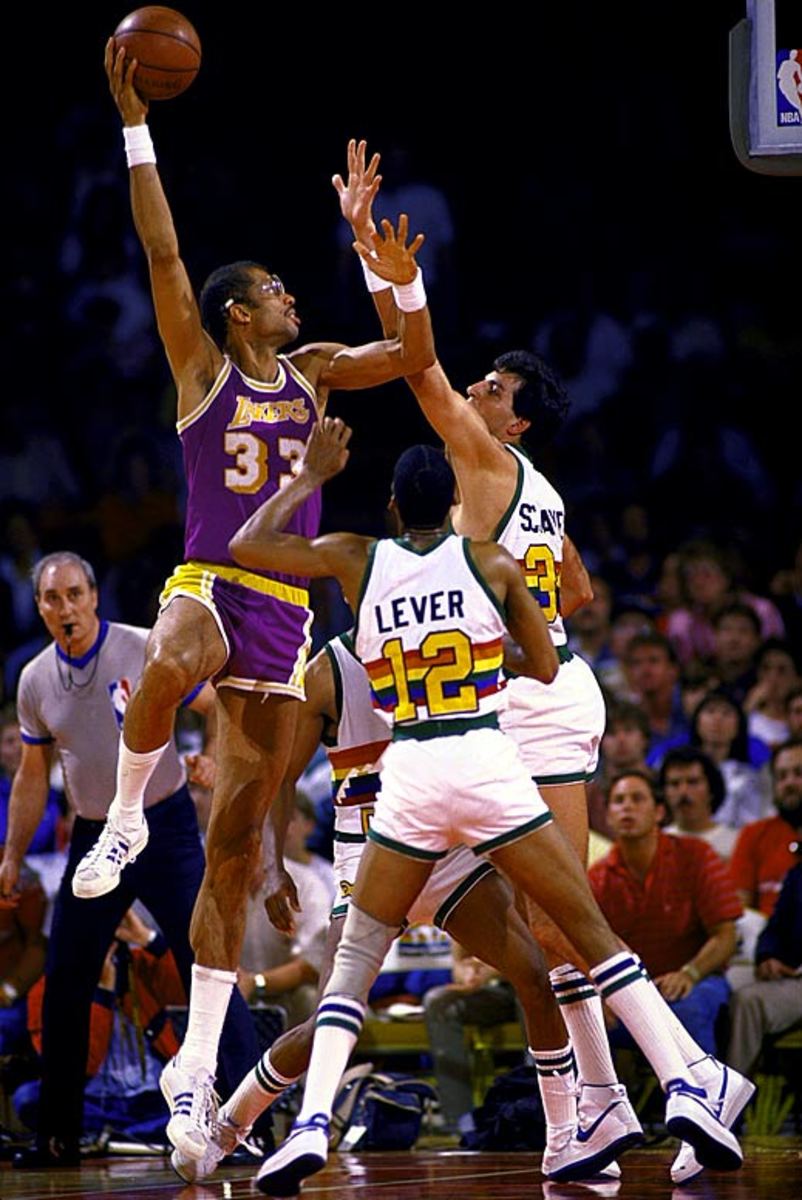 Kareem Abdul-Jabbar and Danny Schayes