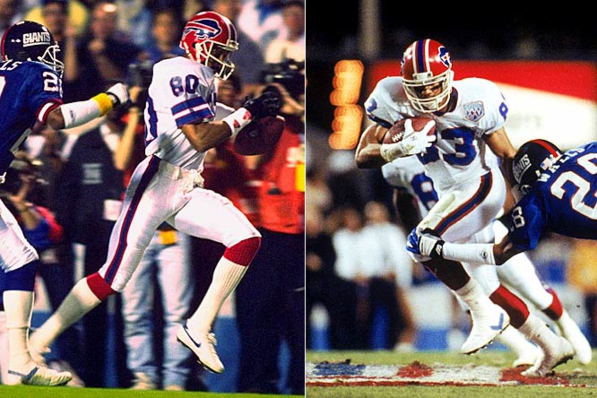 Jim Kelly, Andre Reed, Pro Football Hall of Fame, AP photo