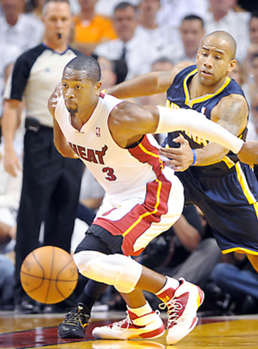 NBA Playoffs: James, Wade lead Heat to 115-83 win over Pacers