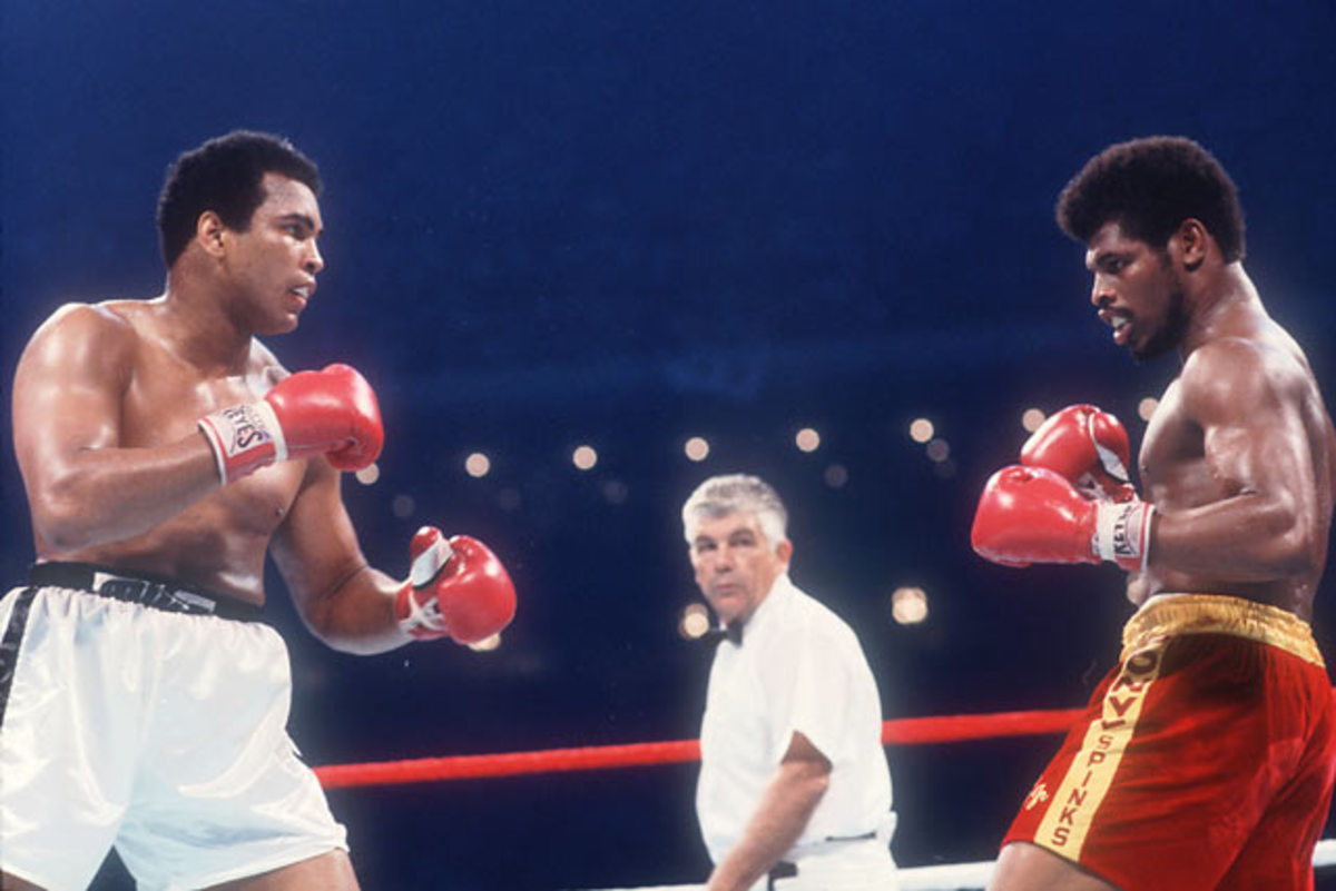 Leon Spinks and Muhammad Ali