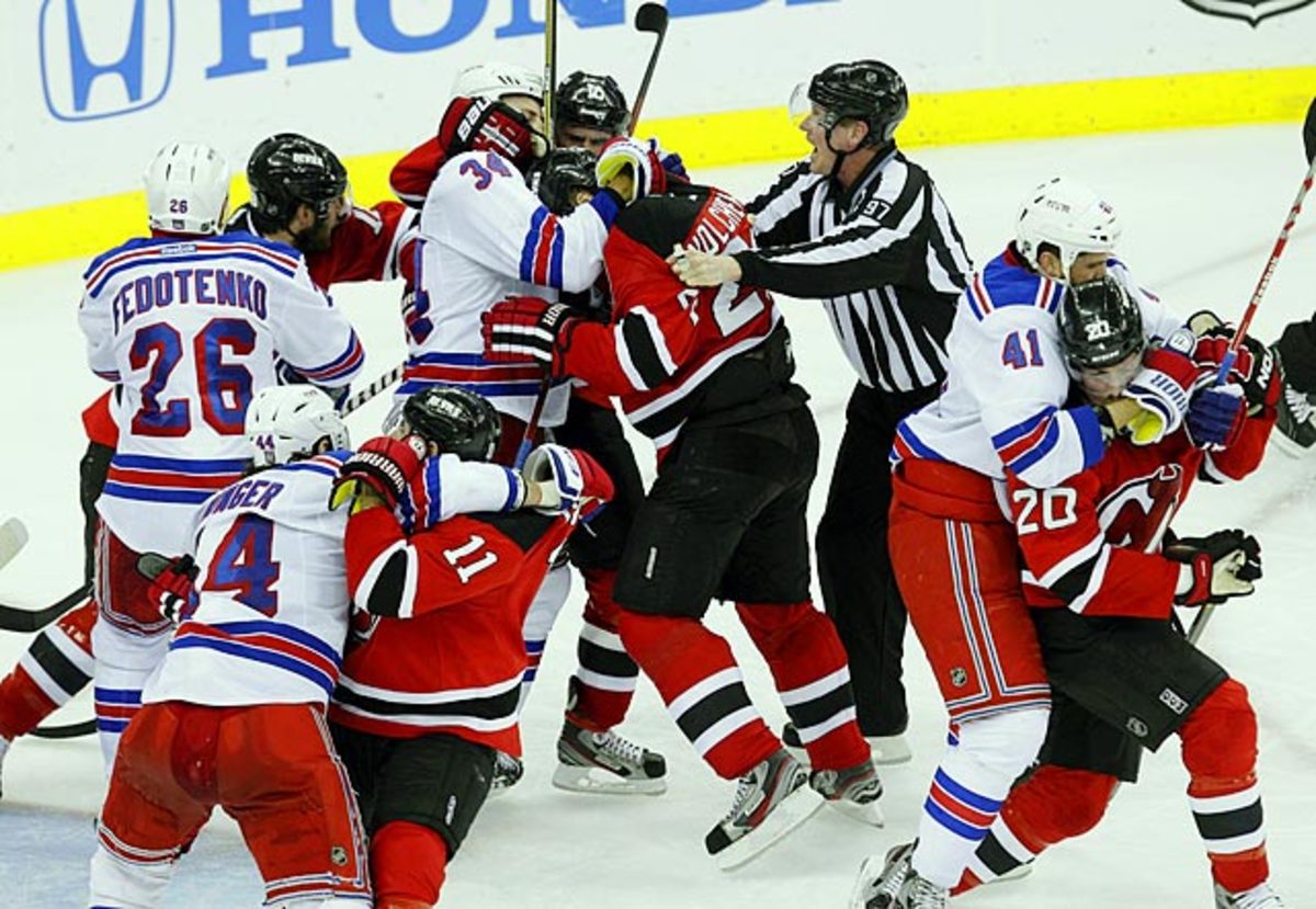 With Hockey Draft, Devils and Rangers Resume Bitter Rivalry