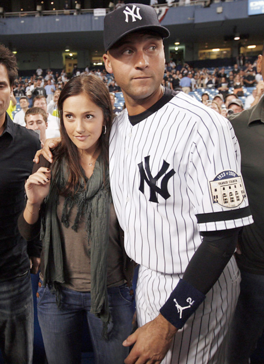 Derek Jeter and Minka Kelly