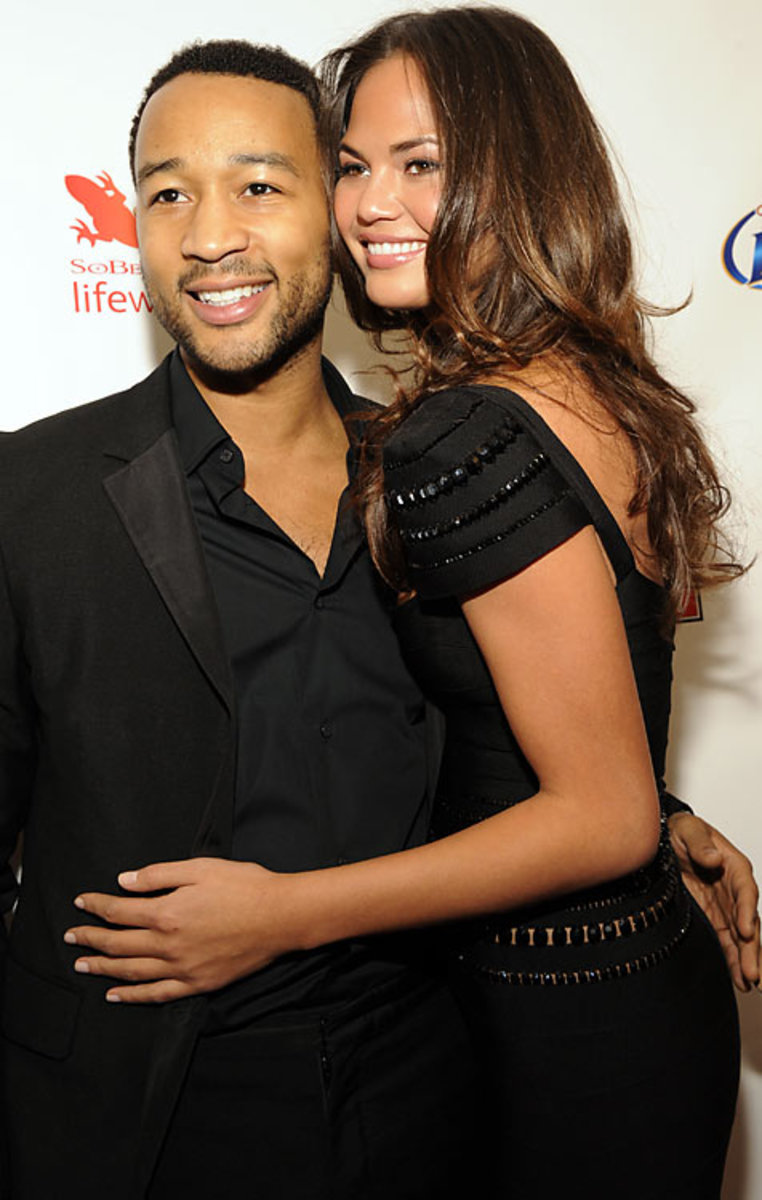 John Legend and  SI Swimsuit model Chrissy Teigen