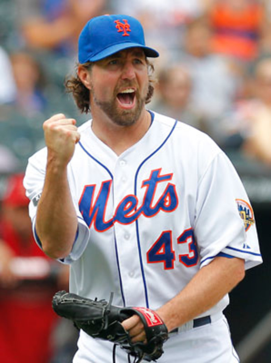 R.A. Dickey won 20 games and the NL CY Young award in 2012. (AP)