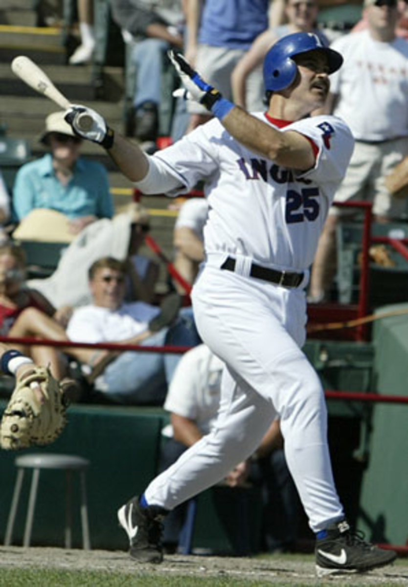 It seemed like Rafael Palmeiro was a lock for the Hall of Fame when he hit his 500th home run in 2003, but he may never get in. (Bob Rosato/SI)