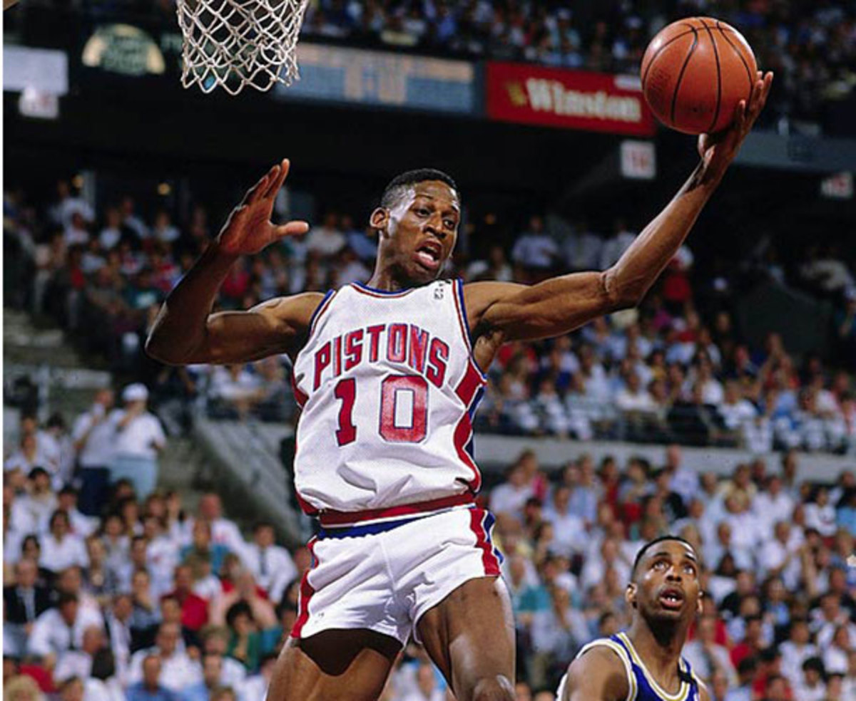 Rodman was a great player for Pistons in seven years in Detroit - Vintage  Detroit Collection