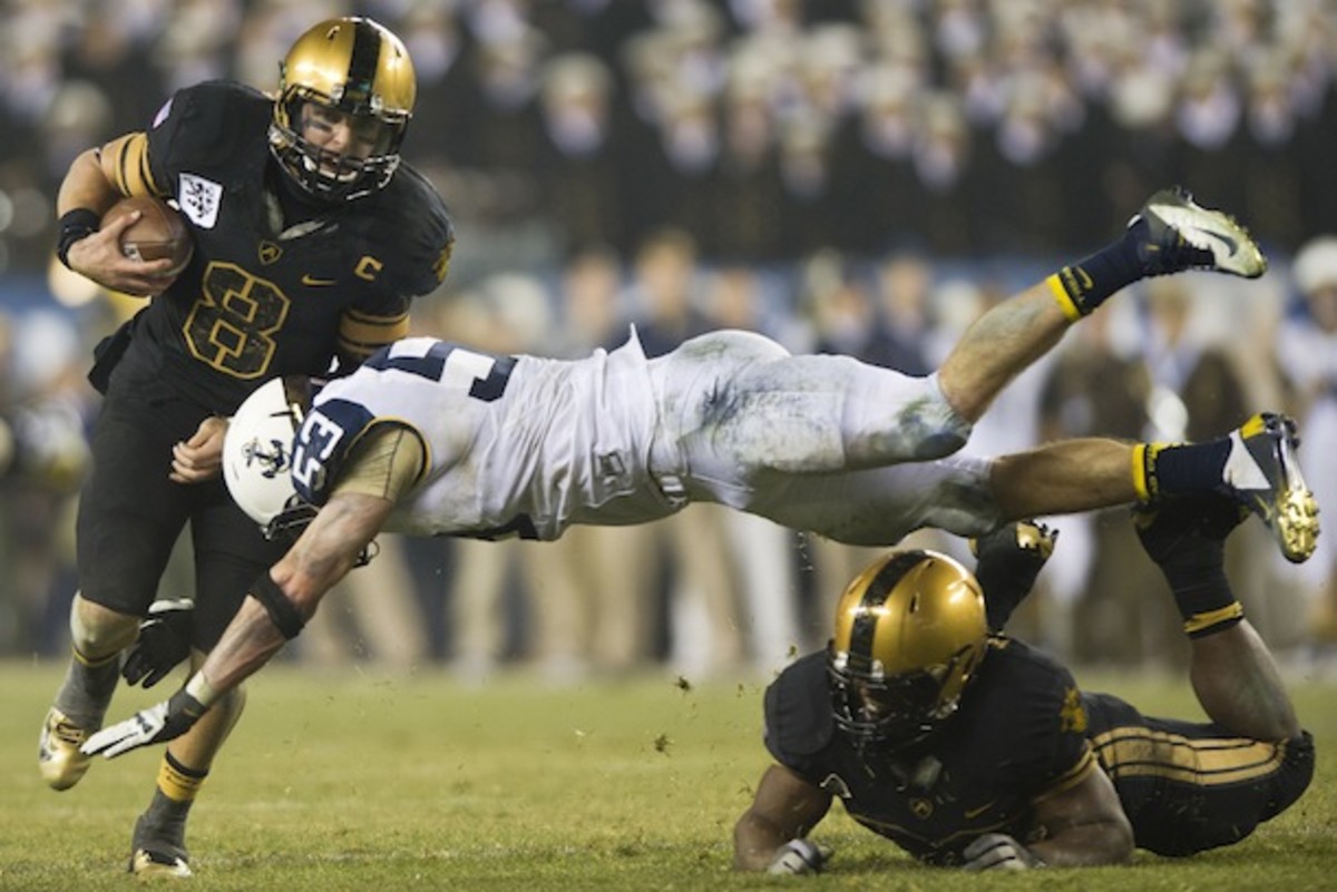 Trent Steelman has played his final game for the Black Knights. (AP)