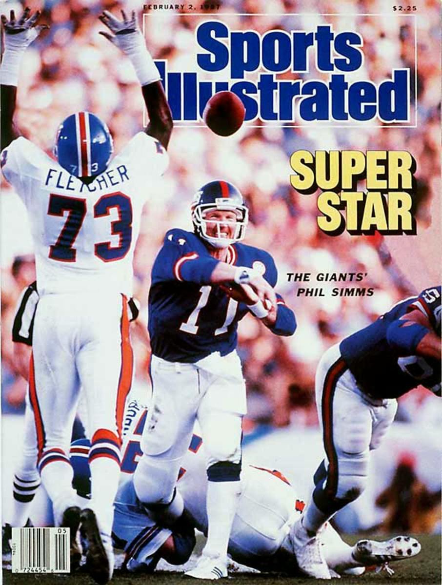 Giants Fans Online - Phil Simms Super Bowl XXI: • 22/25 • 268