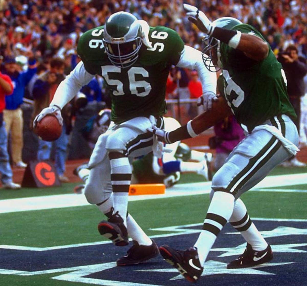 1990 Giants (10-0), lost 31-13 to Eagles 