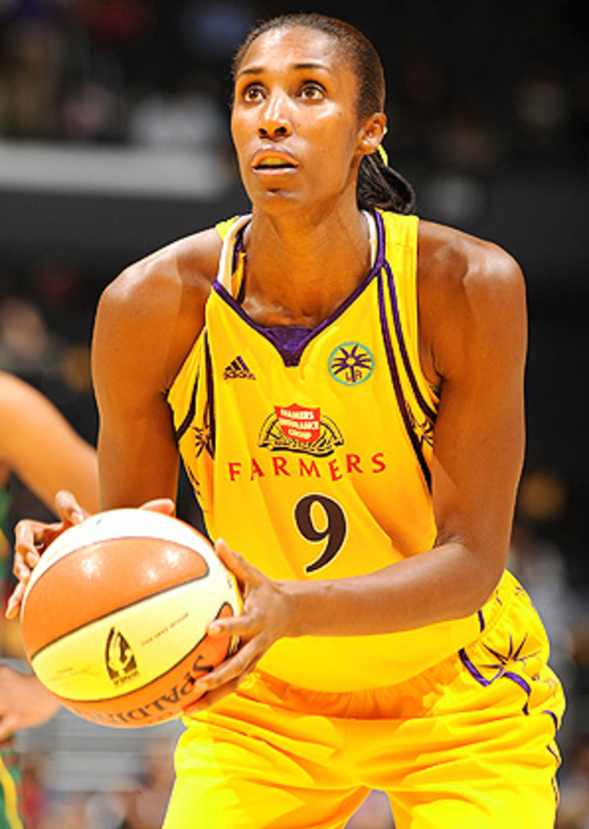 WNBA Los Angeles Sparks Lisa Leslie Basketball Jersey (Large) for