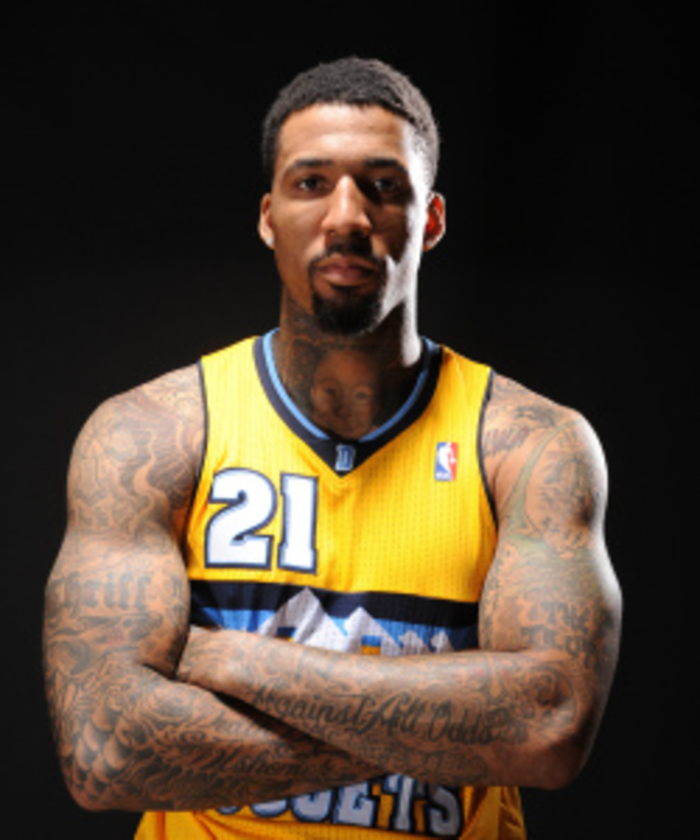 Wilson Chandler could be back at practice for the Nuggets in the first week of the new year. (Garrett Ellwood/Getty Images)