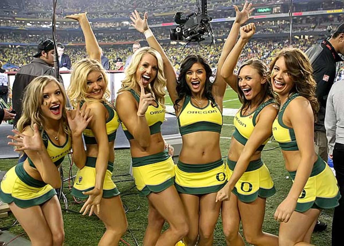 Hot oregon cheerleaders