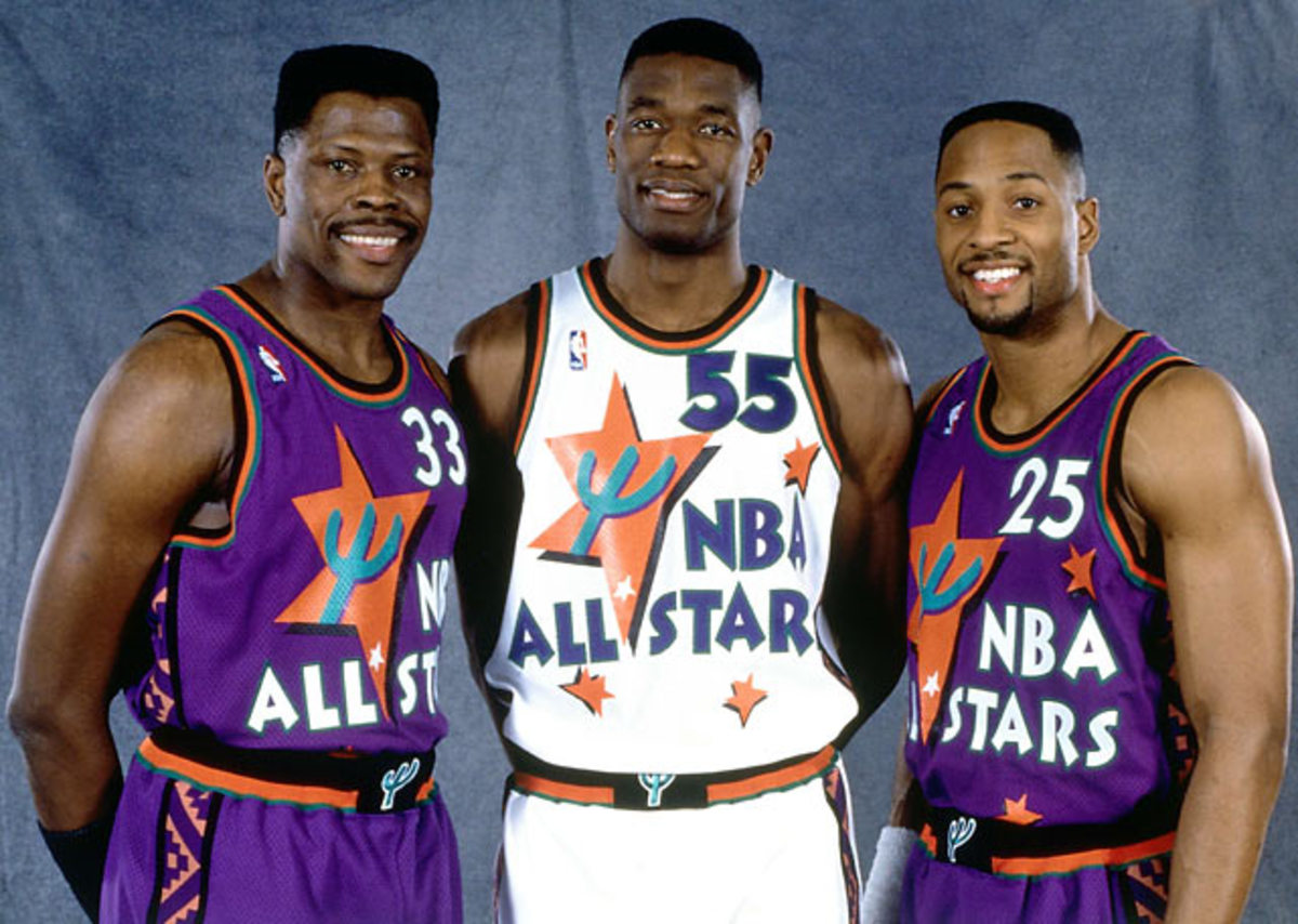 Patrick Ewing, Dikembe Mutombo and Alonzo Mourning 