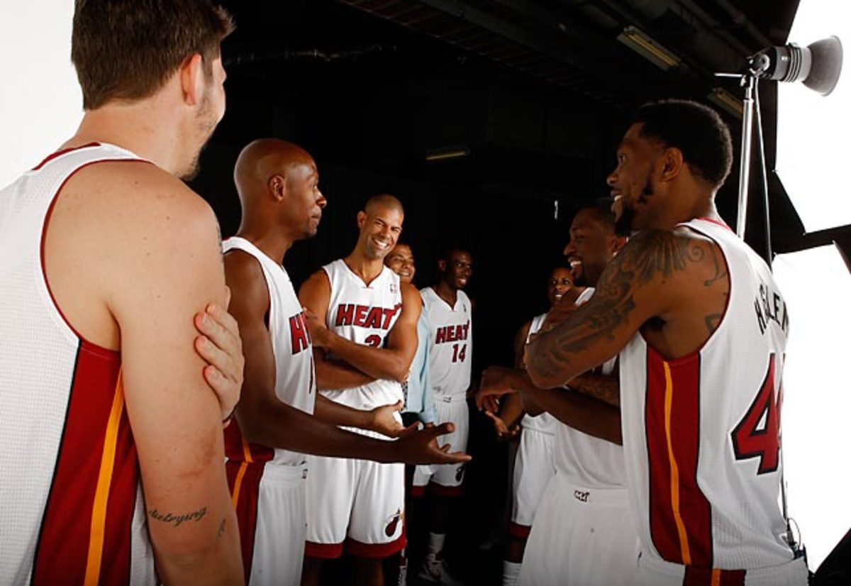 Mike Miller, Ray Allen, Shane Battier, Dwyane Wade