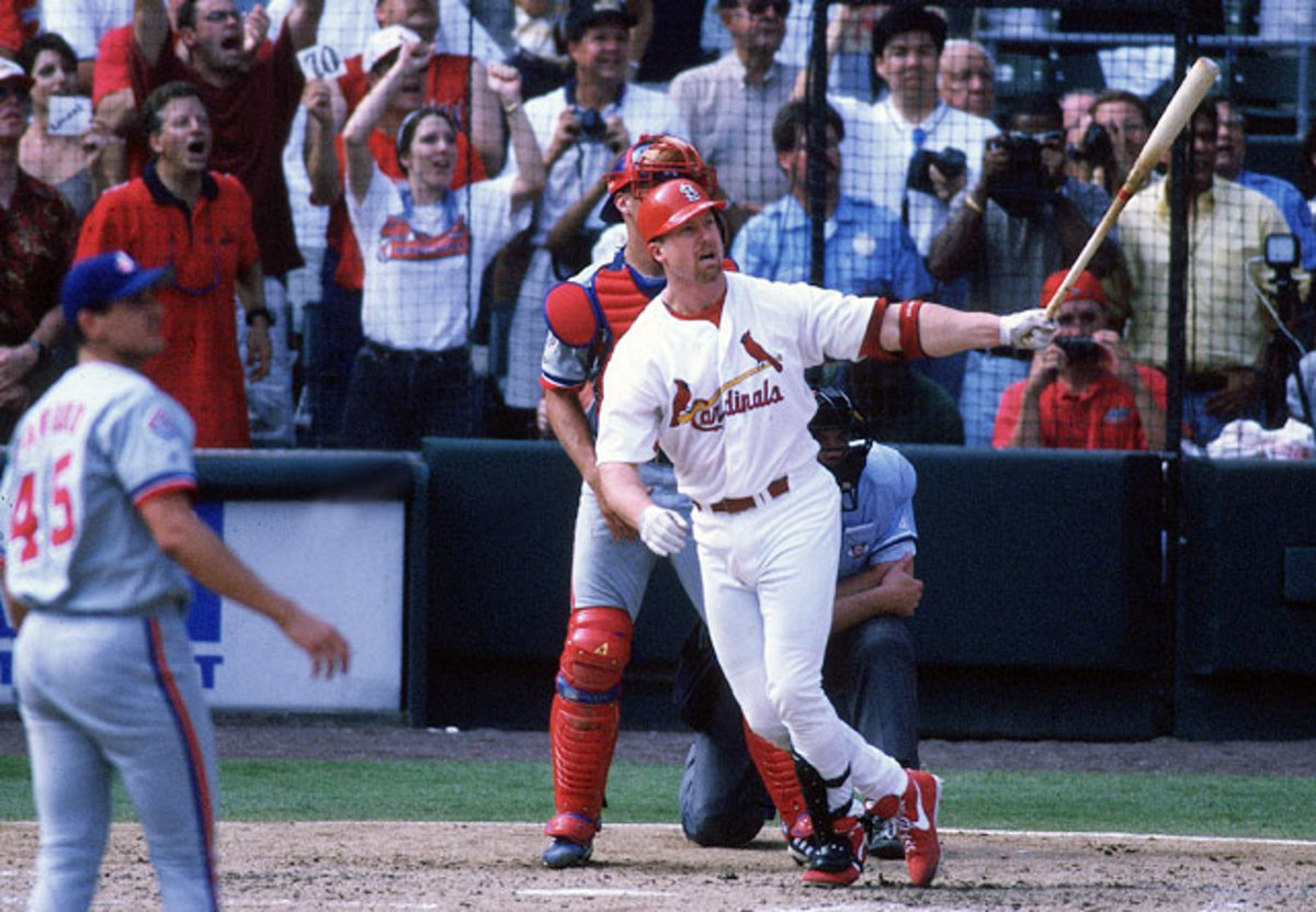 McGwire hitting his 70th home run