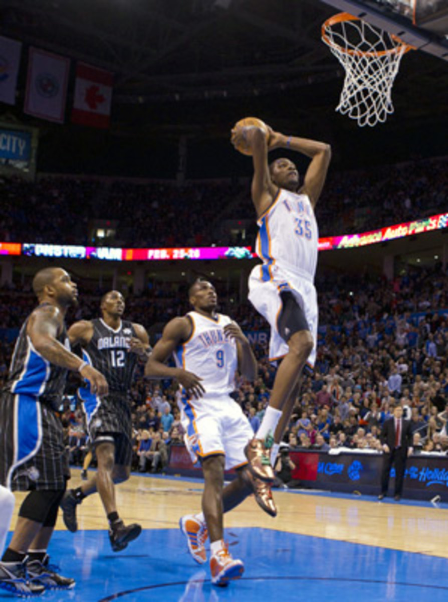 kevin durant dunking over dwight howard