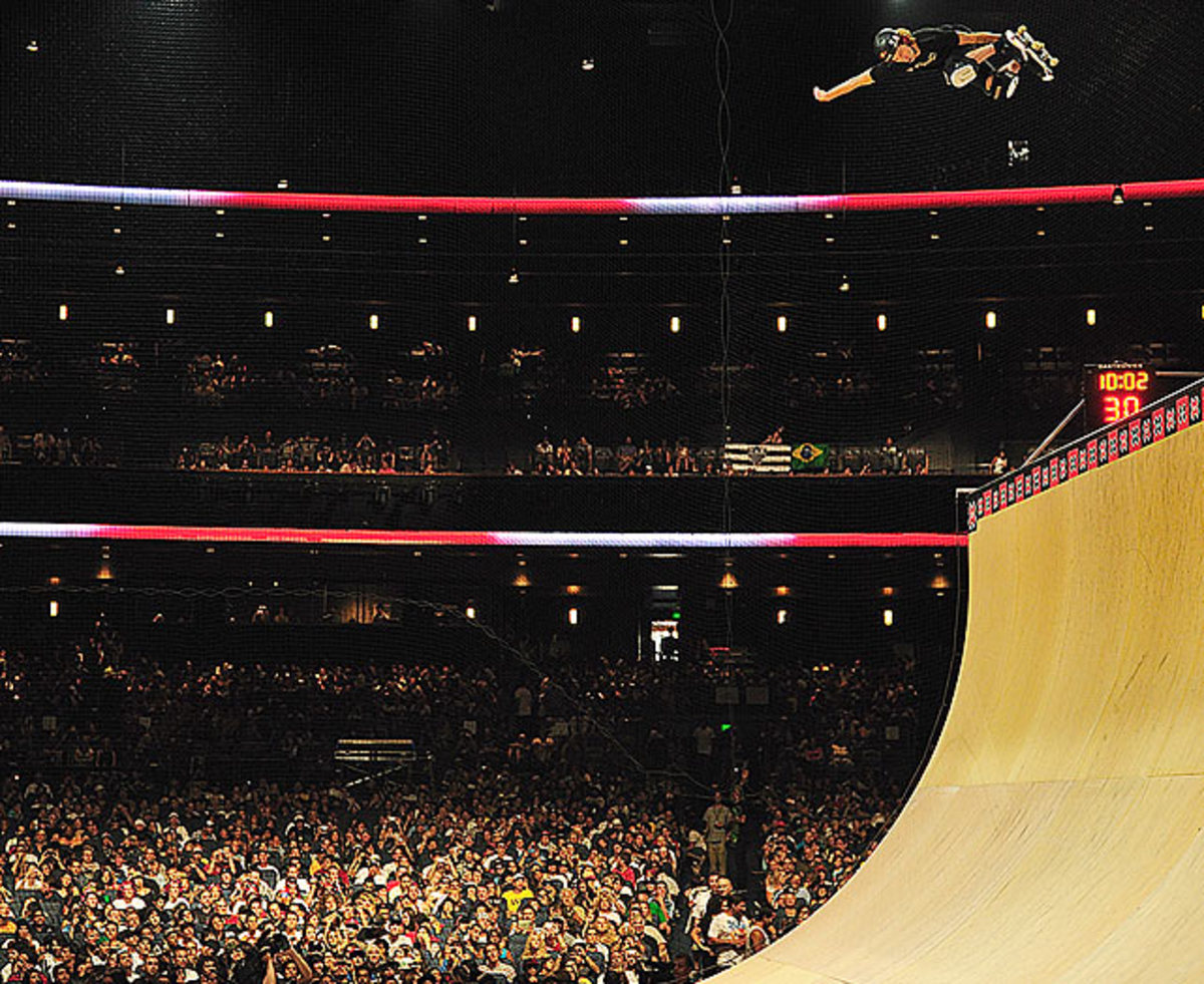 Shaun White talks about his life and career following practice for the  Skateboard Vert for the X Games at Home Depot Center in Carson, Calif.,  Thursday, July 31, 2008. One of Shaun