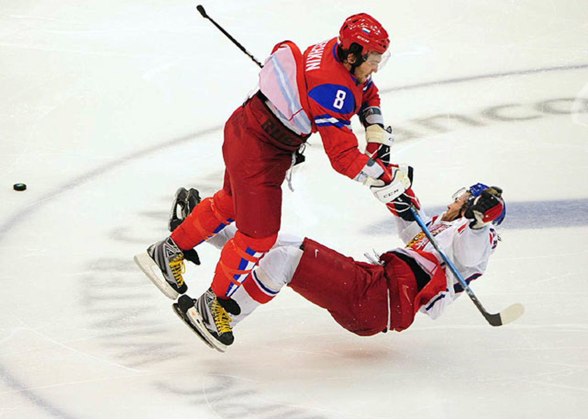 Alex Ovechkin and Jaromir Jagr