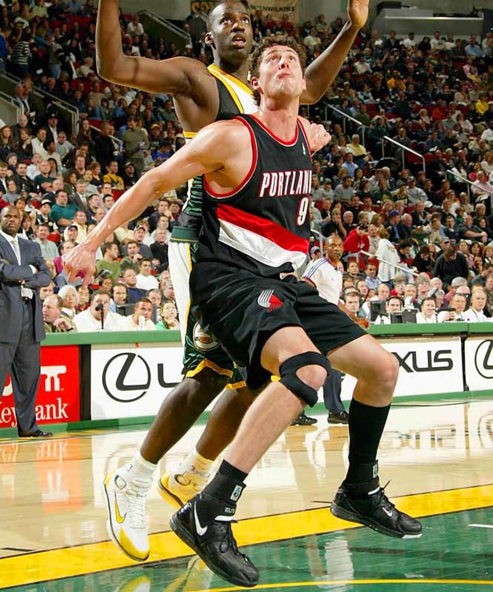 Raef LaFrentz, Trail Blazers