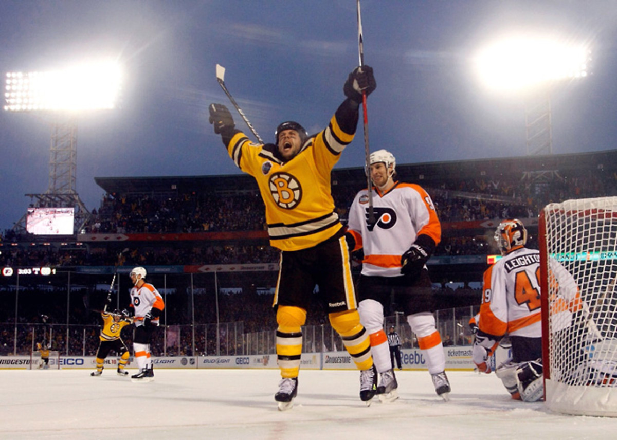 The Boston Bruins Team Photo 2010 NHL Winter Classic Fine Art