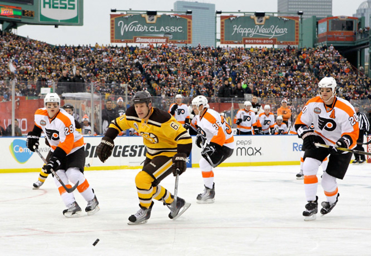 The Boston Bruins Team Photo 2010 NHL Winter Classic Fine Art