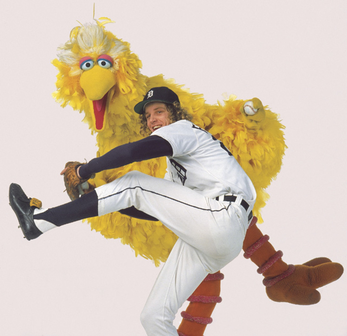 Mark Fidrych and Big Bird