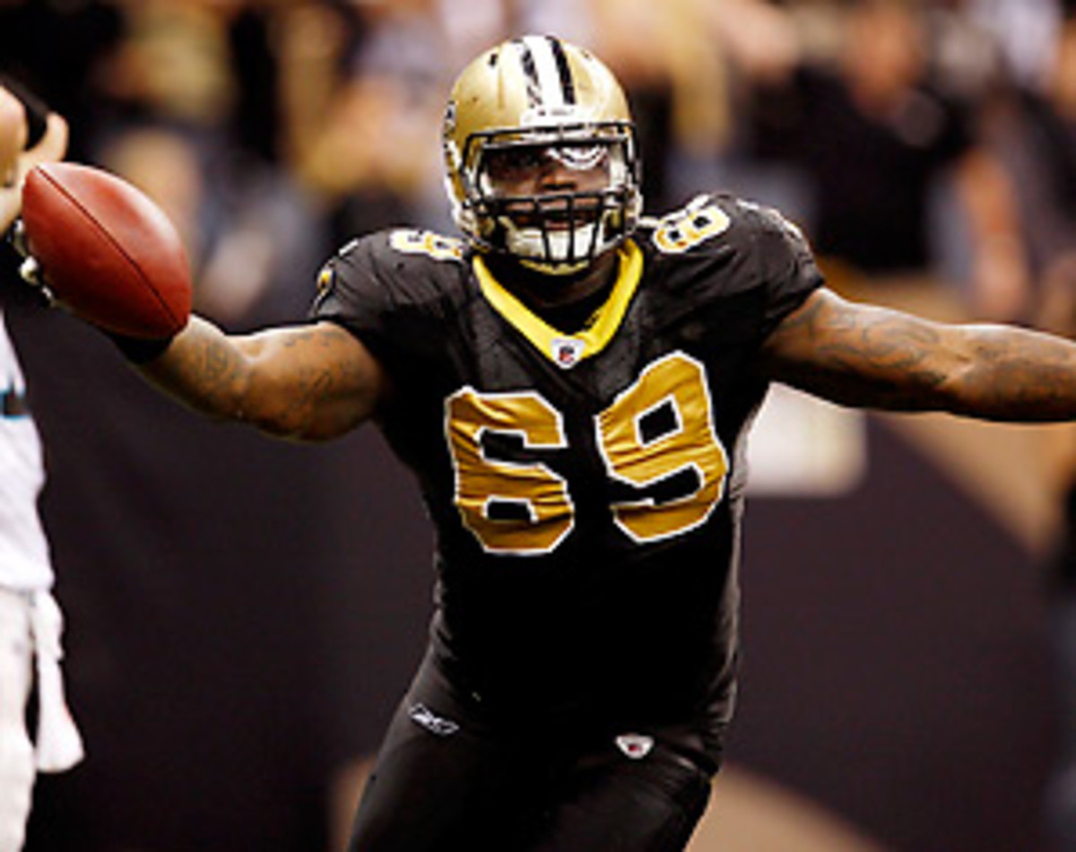 Anthony Hargrove played for the Saints in 2009 and 2010. (Sean Gardner/Reuters)