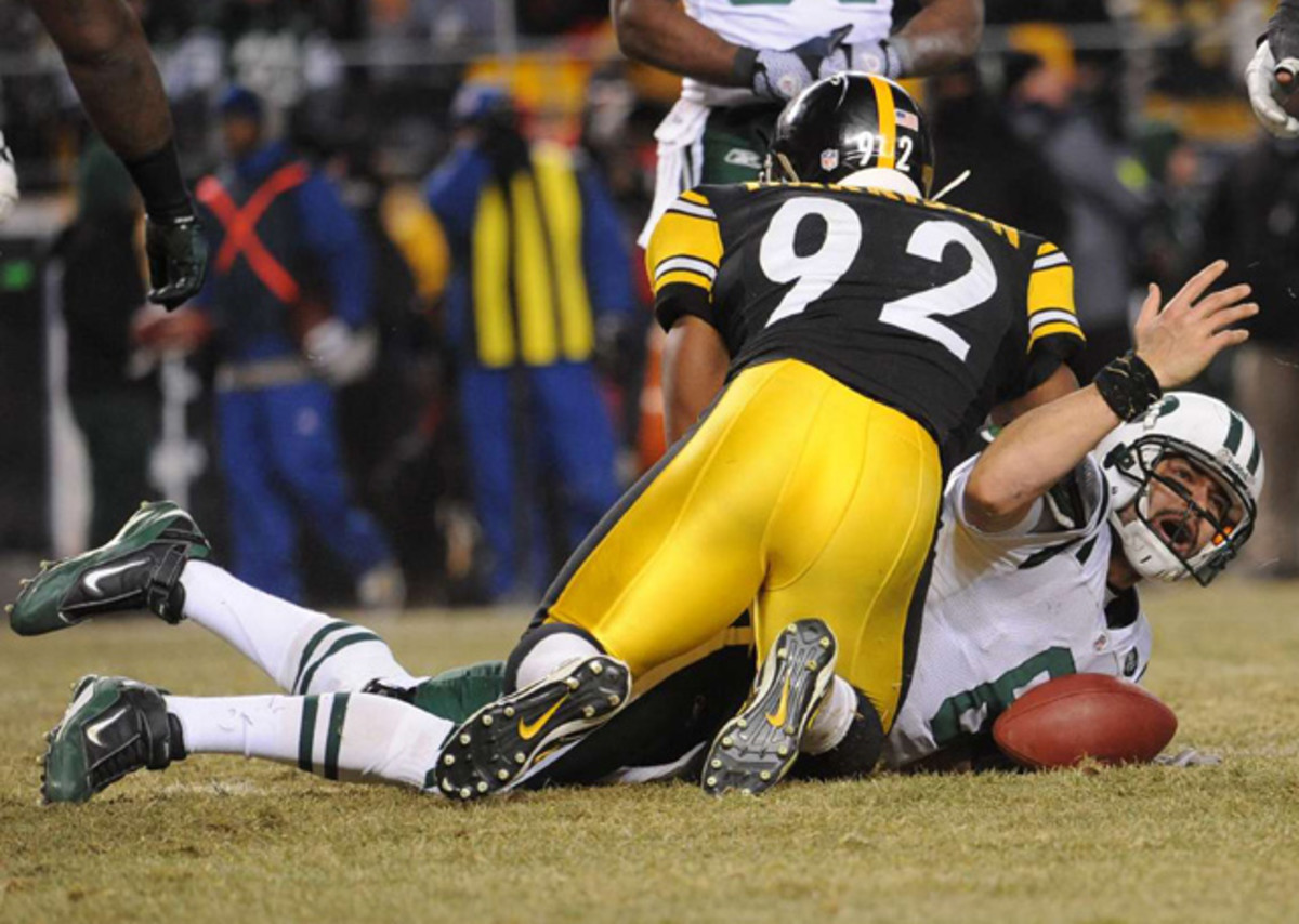 August 14 2010: LB James Harrison (92) of the Pittsburgh Steelers during  the game against the Detroit Lions at Heinz Field in Pittsburgh, PA. (Icon  Sportswire via AP Images Stock Photo - Alamy