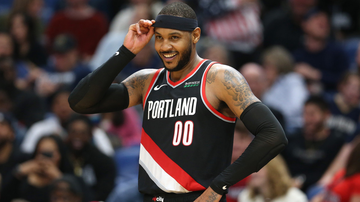 Carmelo Anthony struggles in Portland Trail Blazers debut - Sports ...