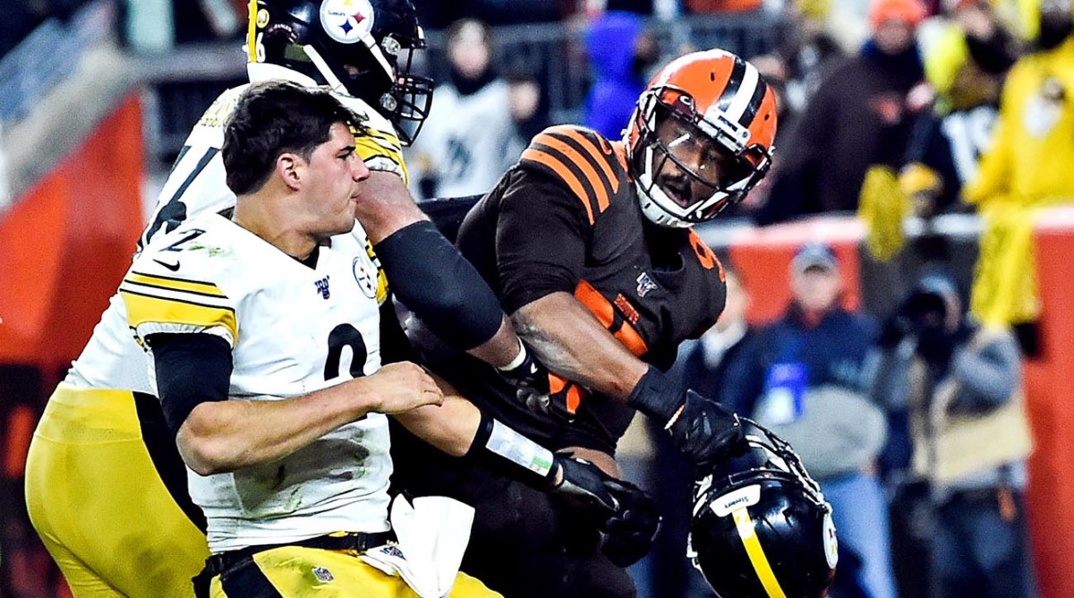 Browns' Myles Garrett reiterates Mason Rudolph used racial slur, Sports