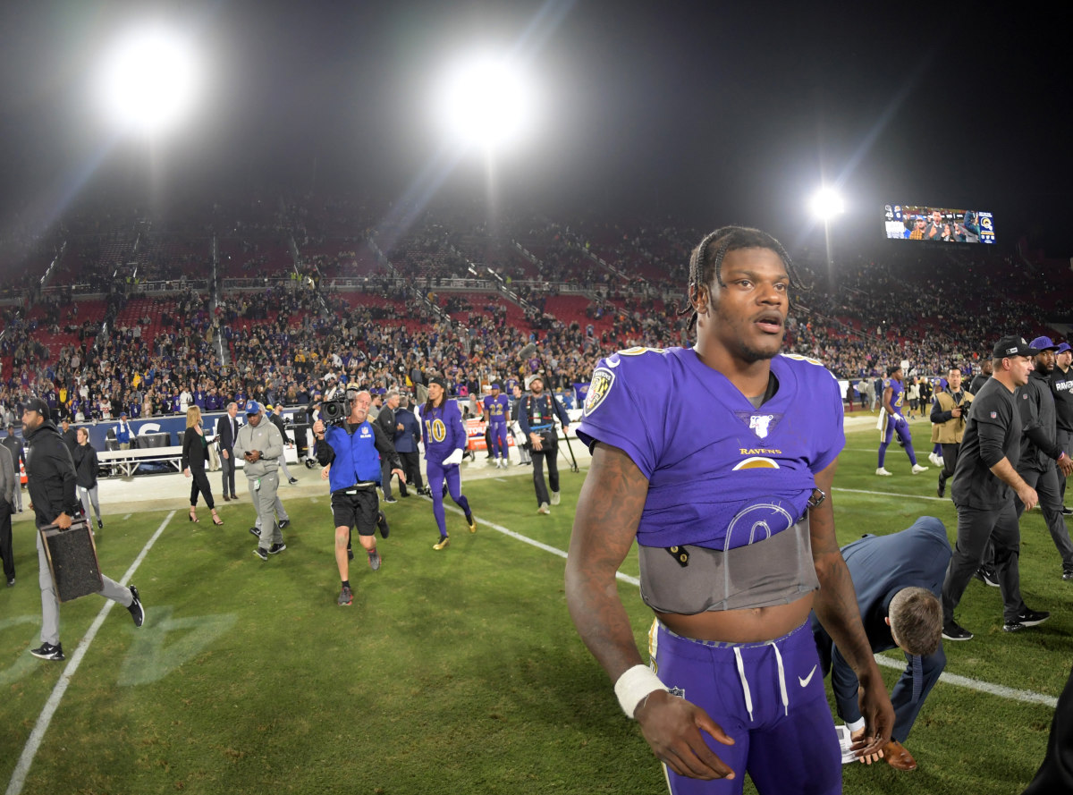 NFL names Lamar Jackson finalist for 2019 FedEx Air NFL Player of