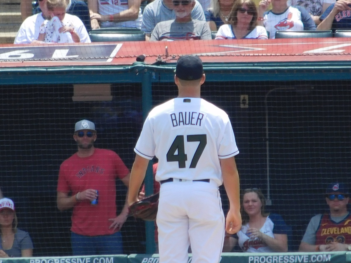 Trevor Bauer confident he's further along than Cleveland Indians