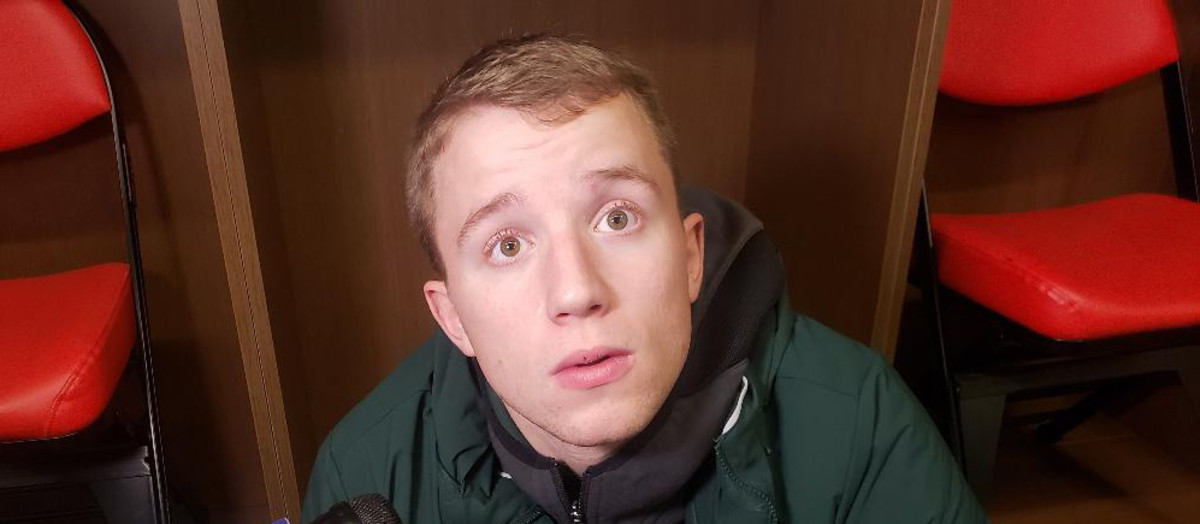 Thomas Kithier Talks After #15 Michigan State Blows Out Oakland 