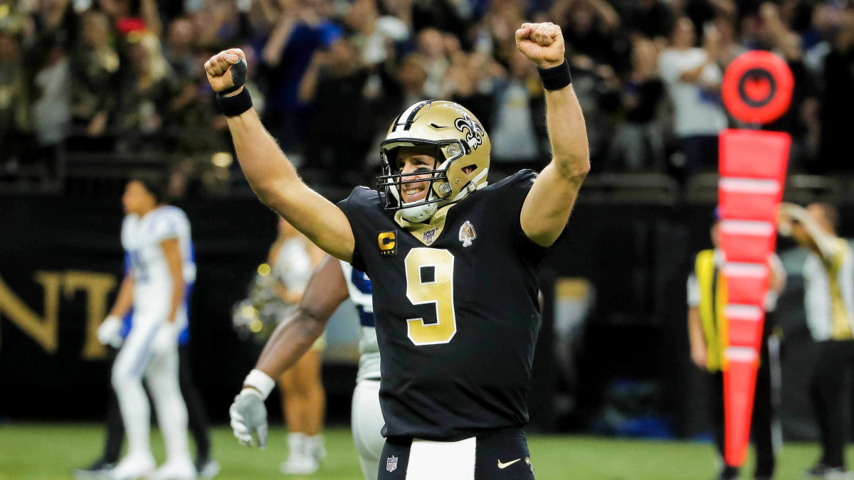 Drew Brees sets NFL passing TD record as Saints dominate Colts - Sports  Illustrated