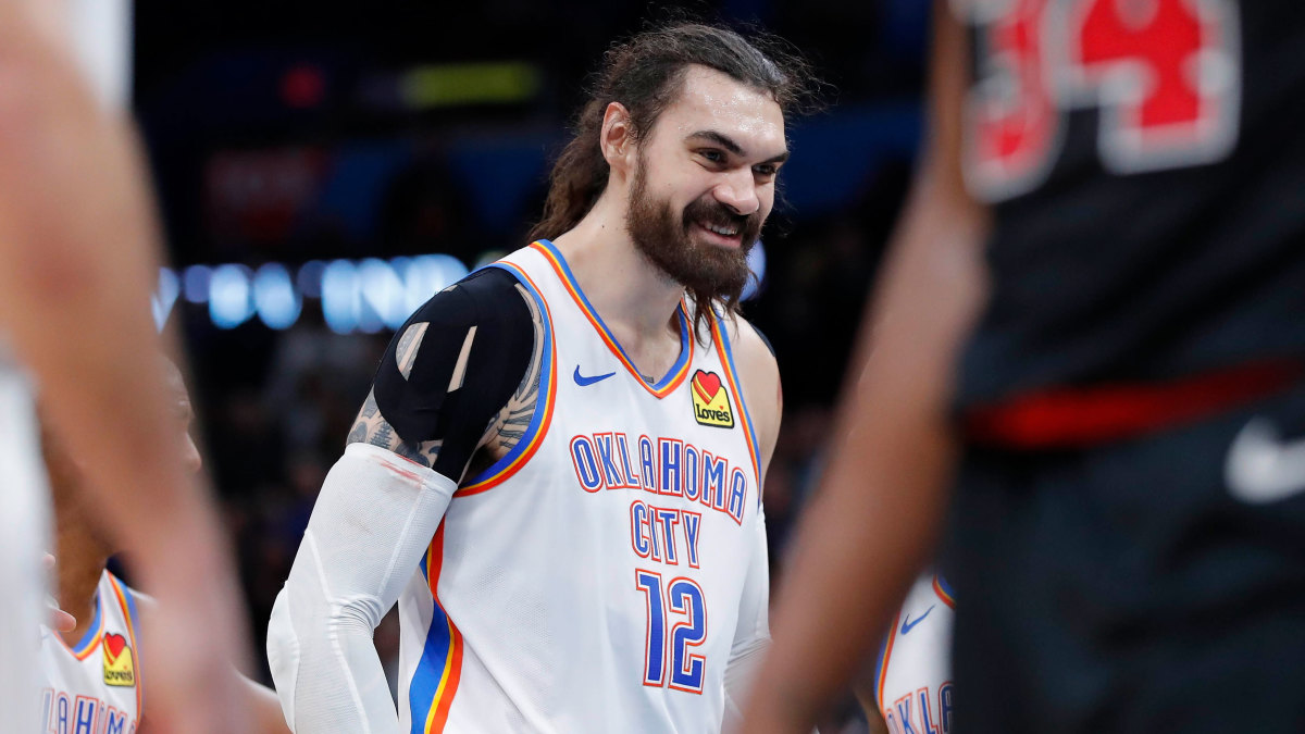 Steven Adams Being a FREAKING LEGEND For 10 Minutes Straight ! 