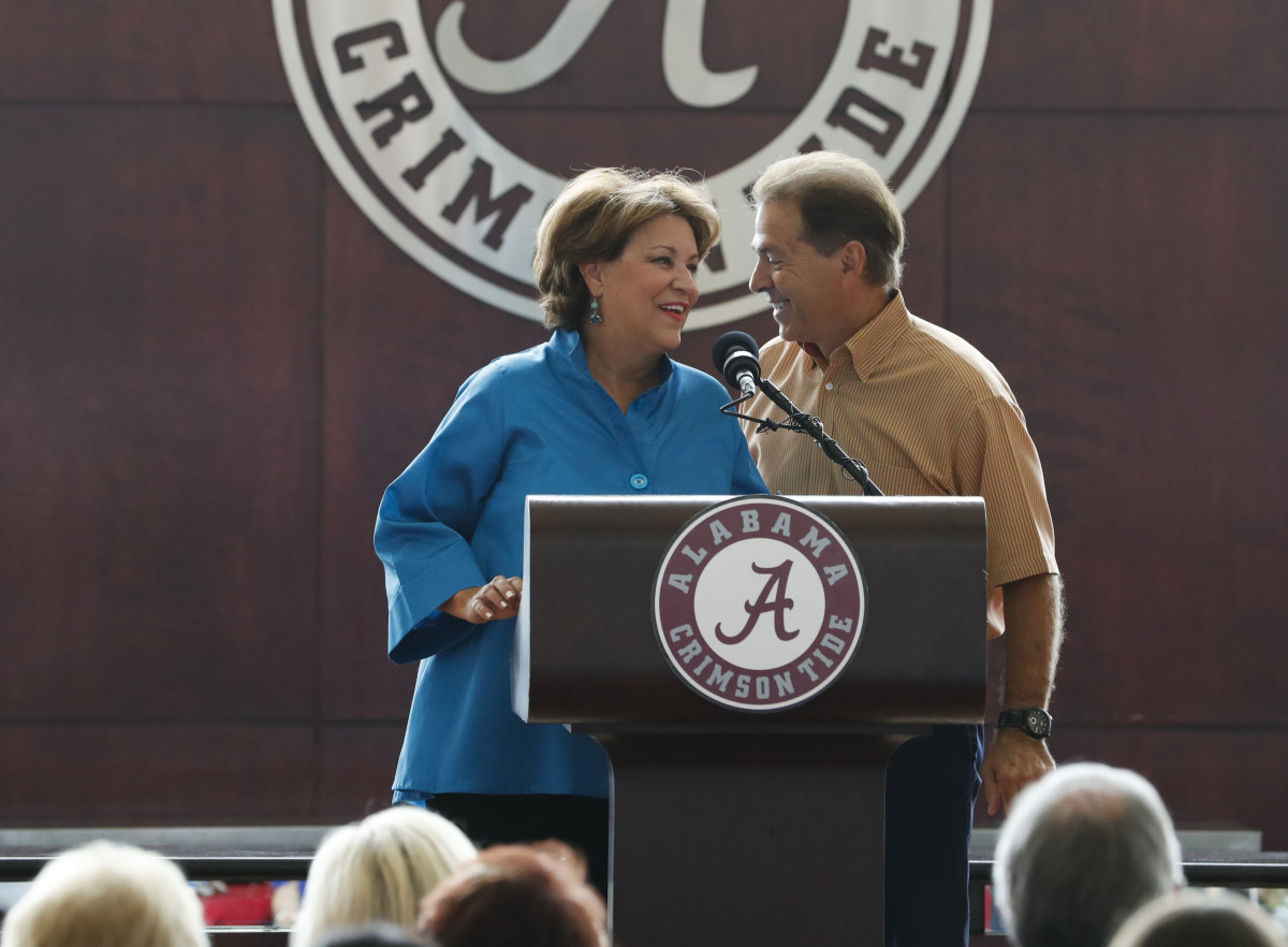 Nick and Terry Saban