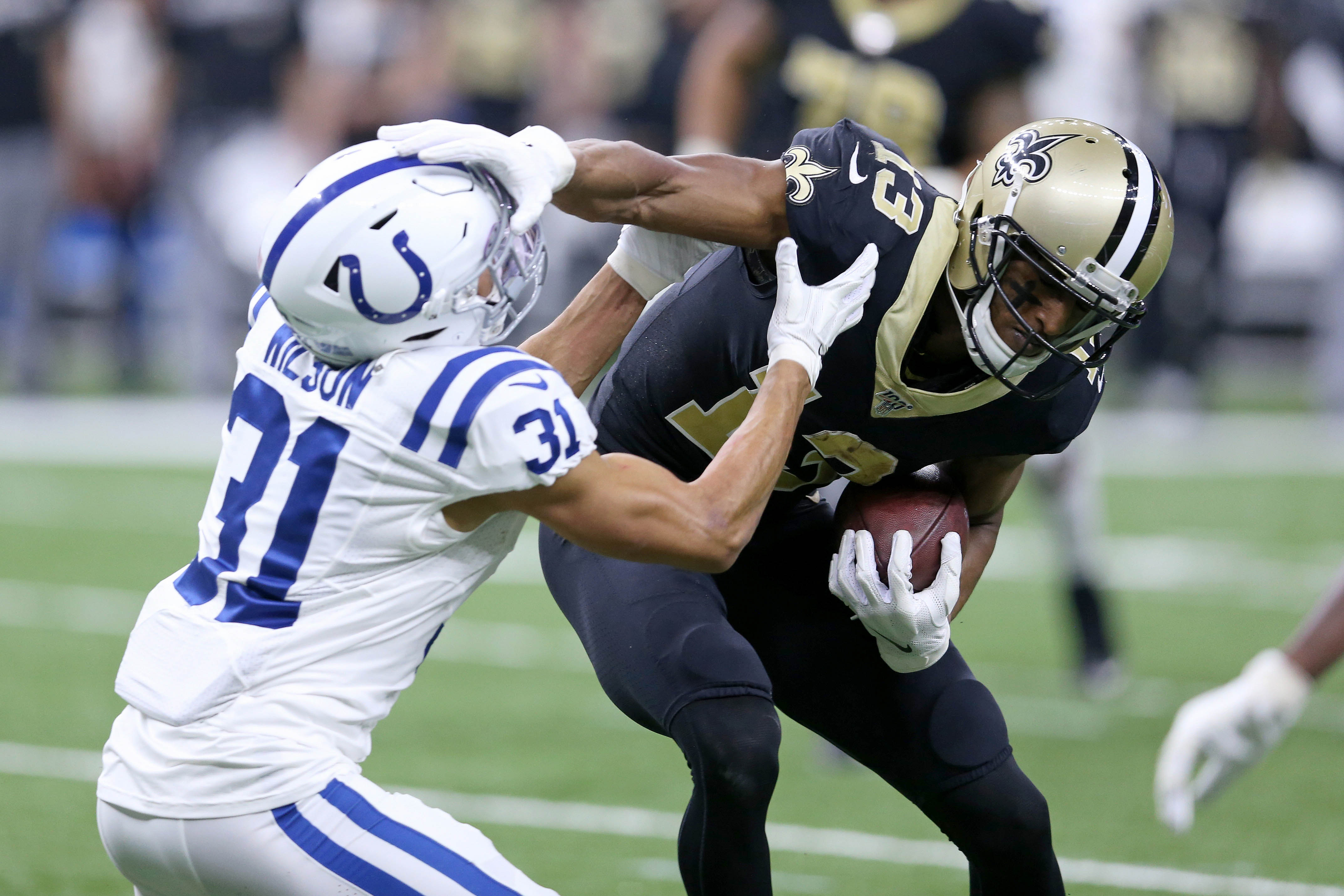 Joe Horn in a Michael Thomas jersey - New Orleans Saints