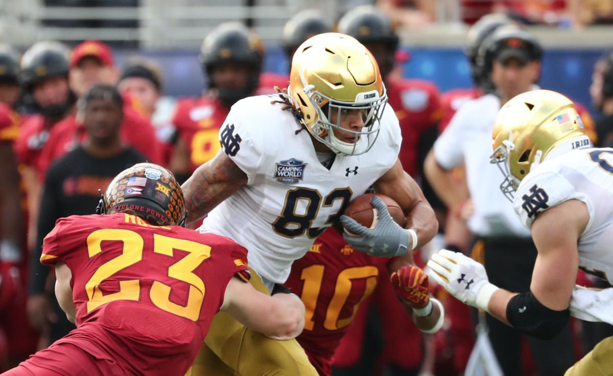 Chase Claypool Has Historic Four-Touchdown Performance - Sports Illustrated  Notre Dame Fighting Irish News, Analysis and More