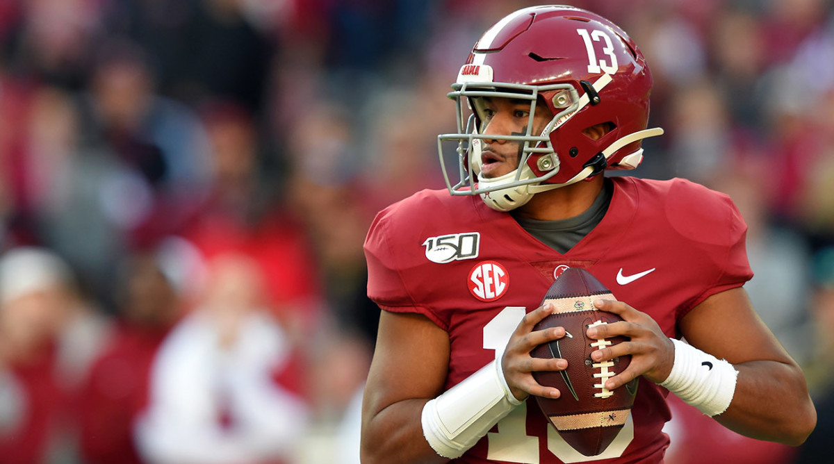 Tua Tagovailoa, Alabama breeze by Arkansas, 65-31, NFL Draft