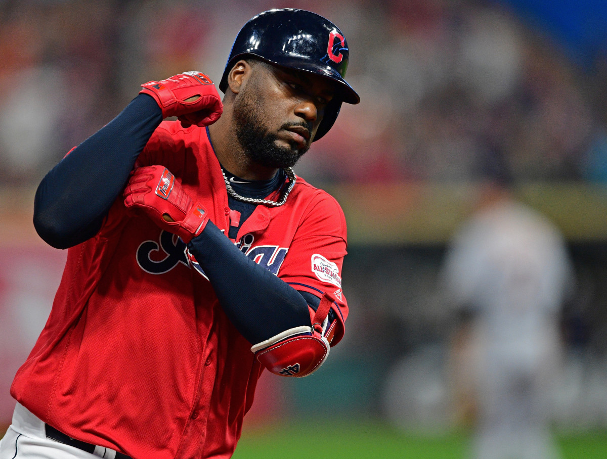 Franmil Reyes Should Be an Everyday Outfield Presence for the Indians This  Summer - Sports Illustrated Cleveland Guardians News, Analysis and More