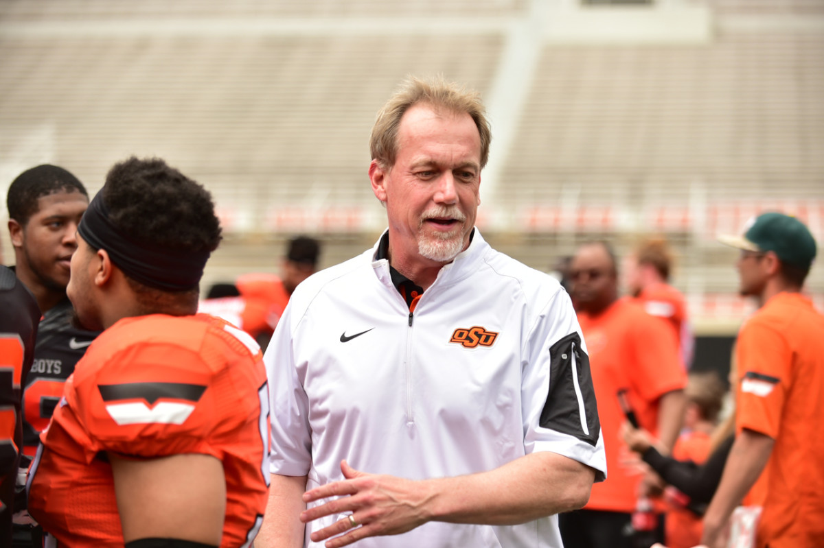 Former defensive coordinator Glenn Spencer, now at University of South Florida was recruiting linebacker Amen Ogbongbemiga in Canada and that led to Chuba Hubbard.