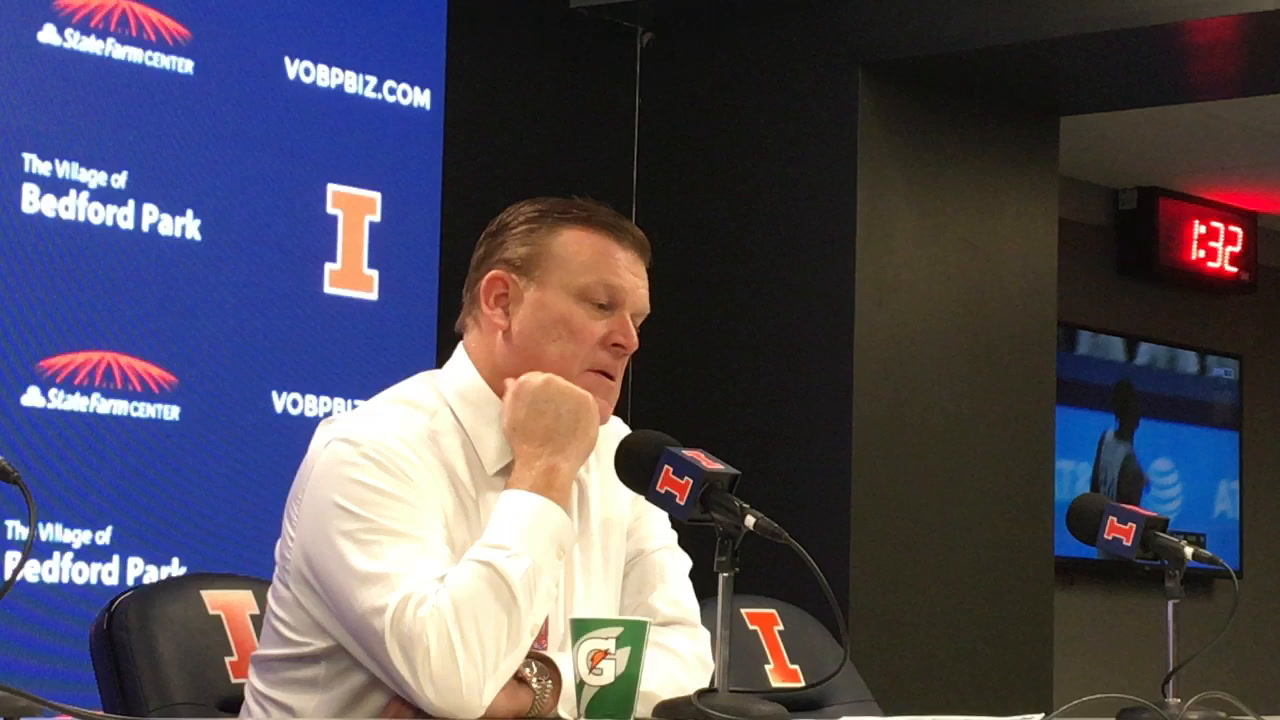 VIDEO: Illinois Coach Brad Underwood After 54-51 Win Vs. Rutgers ...