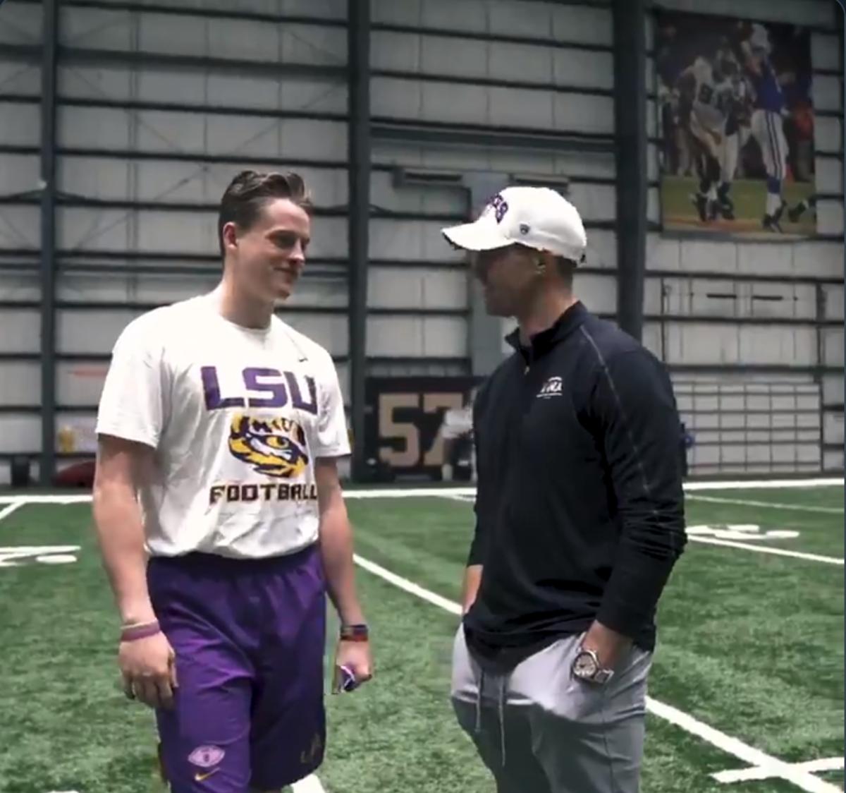 BRPROUD  Drew Brees attends LSU Tigers' final practice before National  Championship game