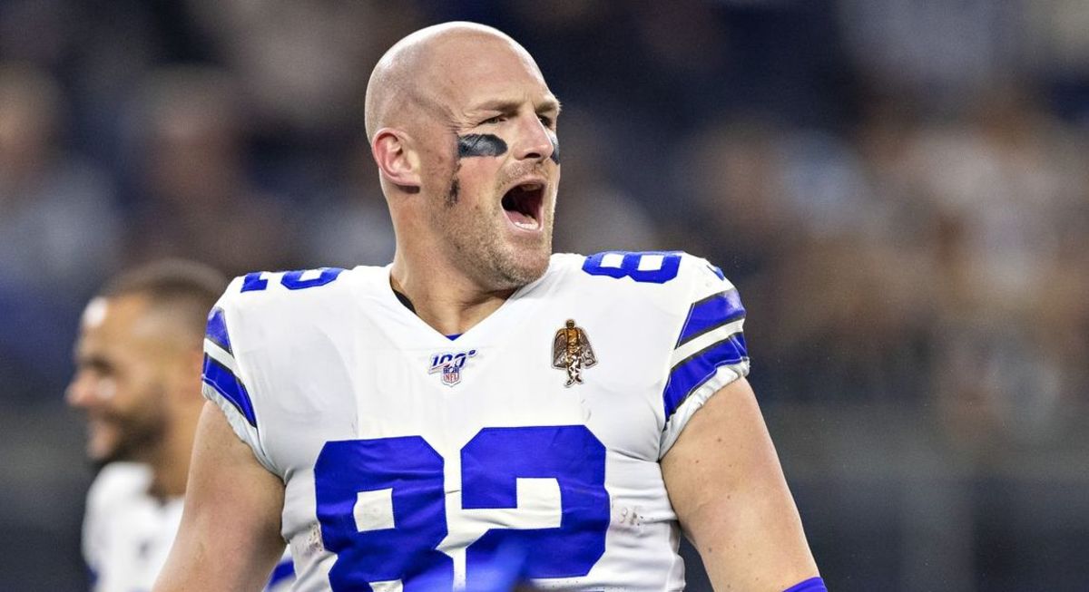 Jason Witten is proudly bald now that he's no longer on Monday