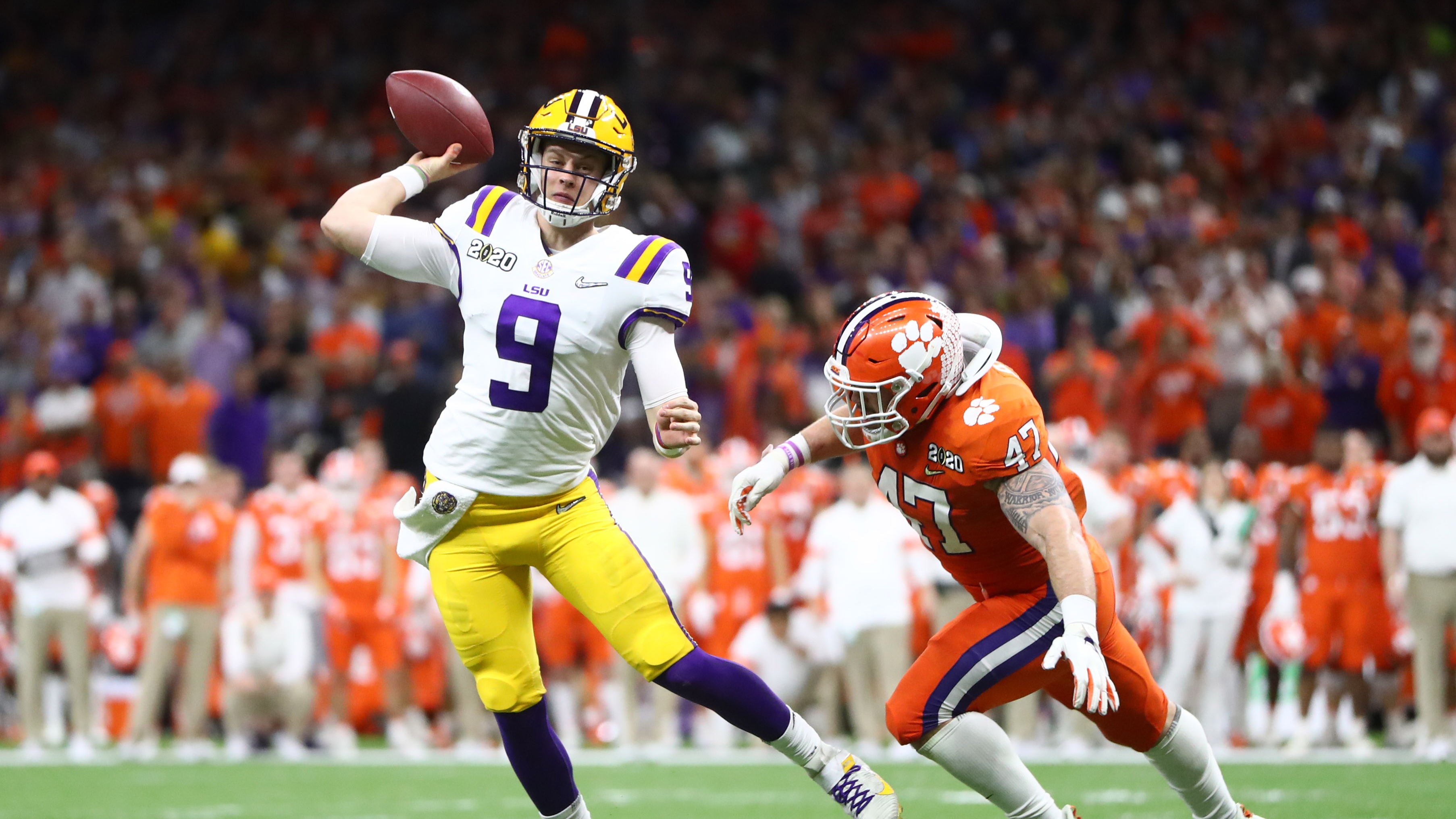 LSU vs Clemson: Joe Burrow, a Western omelet, hashbrowns kind of