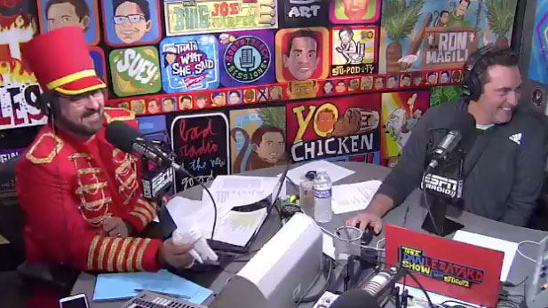 Dan Le Batard Show with Stugotz on X: Booger McFarland looks like