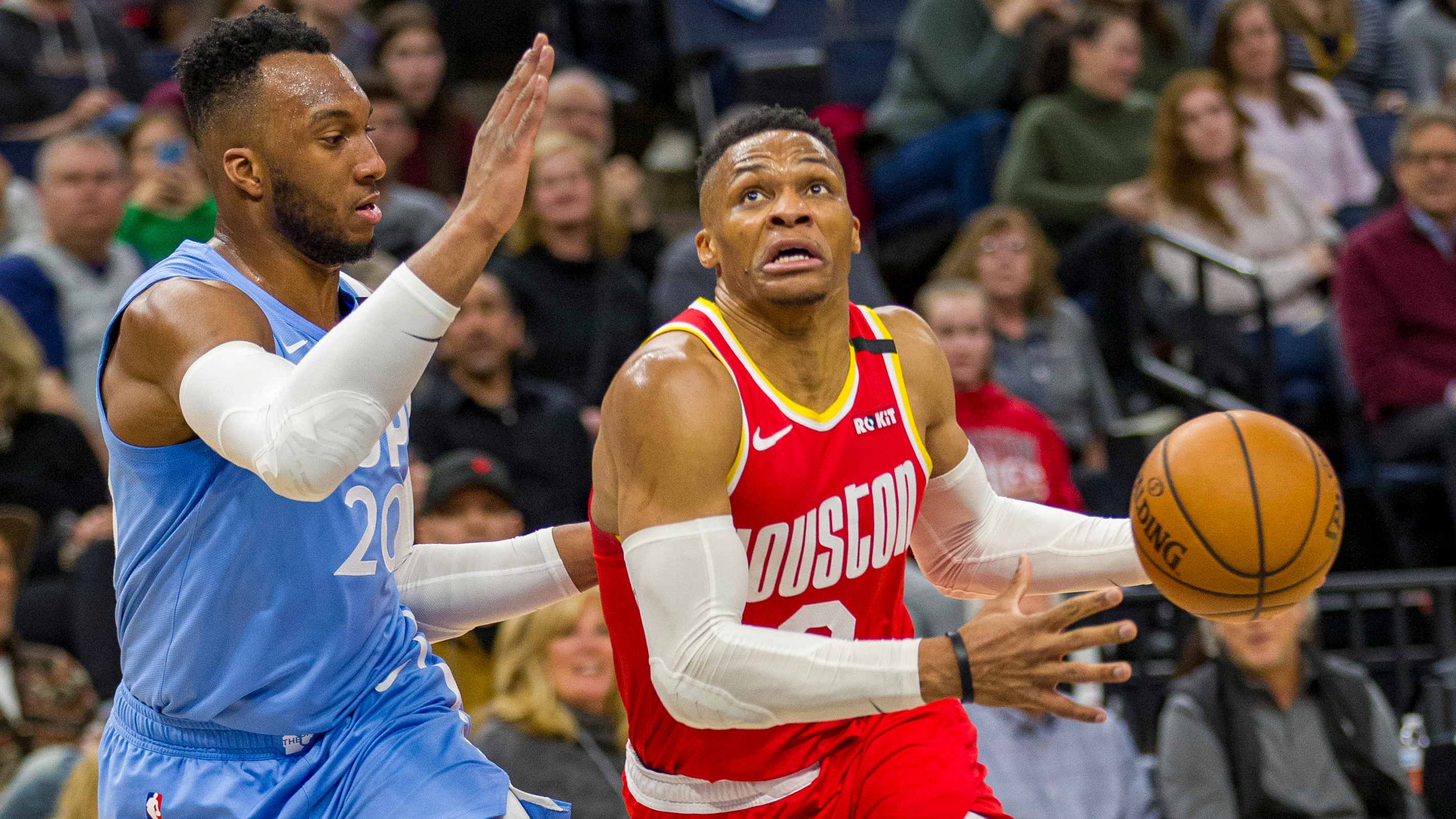 Russell Westbrook Scores 45, Leads Rockets Past Timberwolves - Sports 