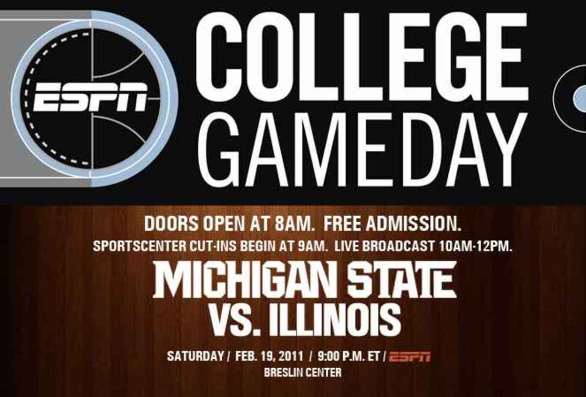 MSU Hosts College GameDay On Saturday - Sports Illustrated Michigan ...